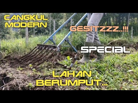 cangkul modern full aksesoris special lahan berumput