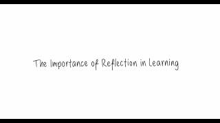 Famous The importance of reflection in learning Net Worth