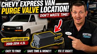 Chevy Express Purge Valve Location! (2008–2014 4.3L) Check Engine Light? P0441, P0443, P0455, P0496?