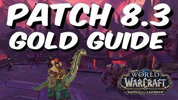 BFA 8.3 GOLD GUIDE! Gold Making Prep with Tips & Tricks