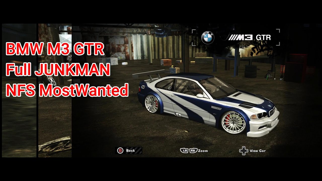 TUTORIAL LENGKAP CARA MODIFIKASI MOBILl BMW M3 GTR | Full JUNKMAN | NFS ...