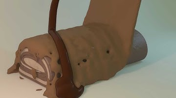 RealFlow chocolate simulation