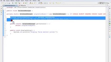 TAMIL CAN A CONSTRUCTOR IN JAVA BE PRIVATE DEMO