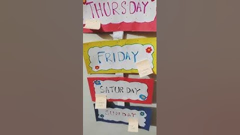 Weekly planner || DIY for kids