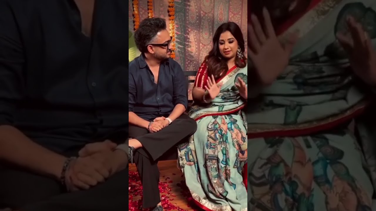 Shreya Ghoshal during BTS of O Kanha Re #ShreyaGhosh