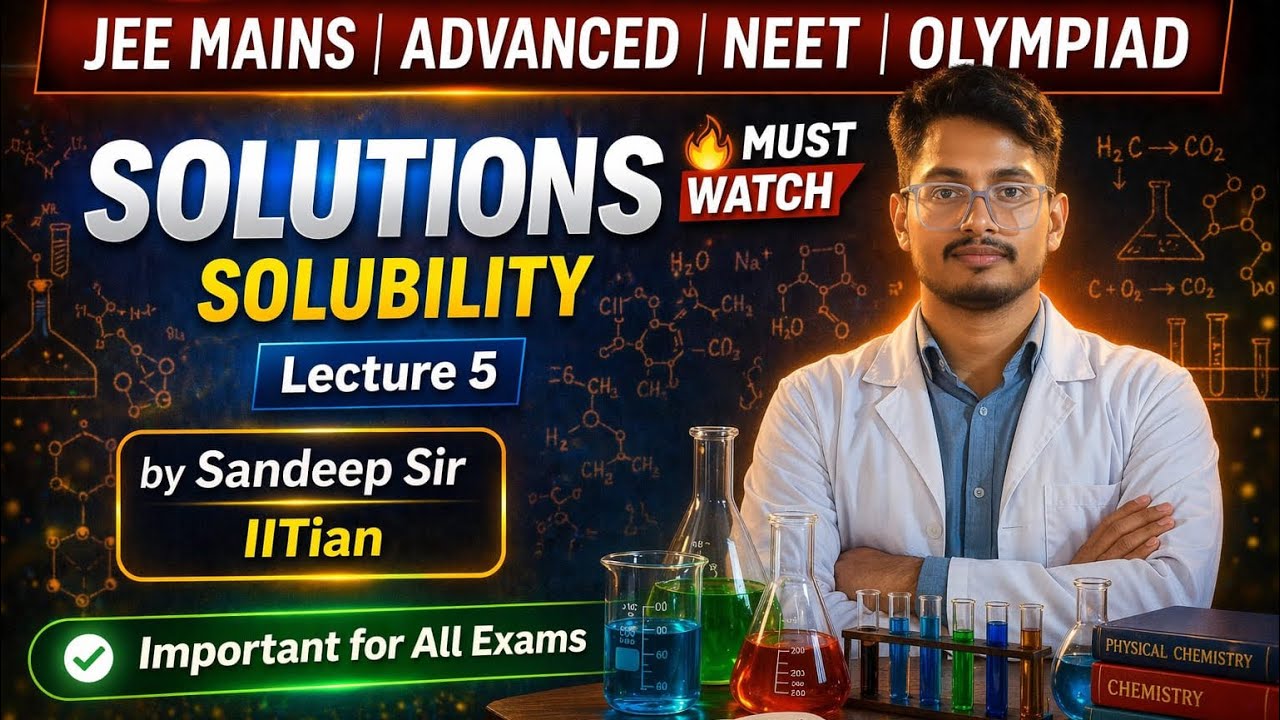 Solubility of Gas and Solid in Liquid ( Solutions for IIT- JEE Advanced ...
