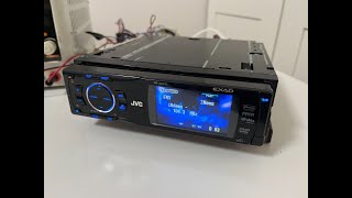 Testing JVC KD-AVX11 after restoration.