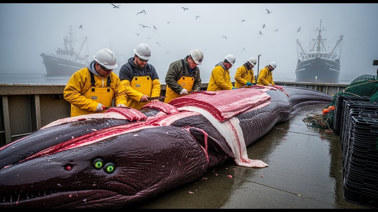 We Caught a Living Abyss! Colossal Deep-Sea Eel Takes 3 Days To Process ...
