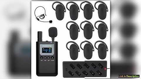 Wireless Whisper Audio Guide System 24G Sounds Clear for Simultaneous Interpretation Teaching Train