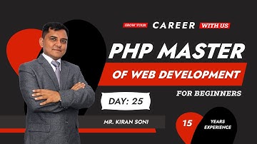 Master of Web Development in PHP with Kiran Sir | Live PHP Project Training | Day 25 | Aurosoft