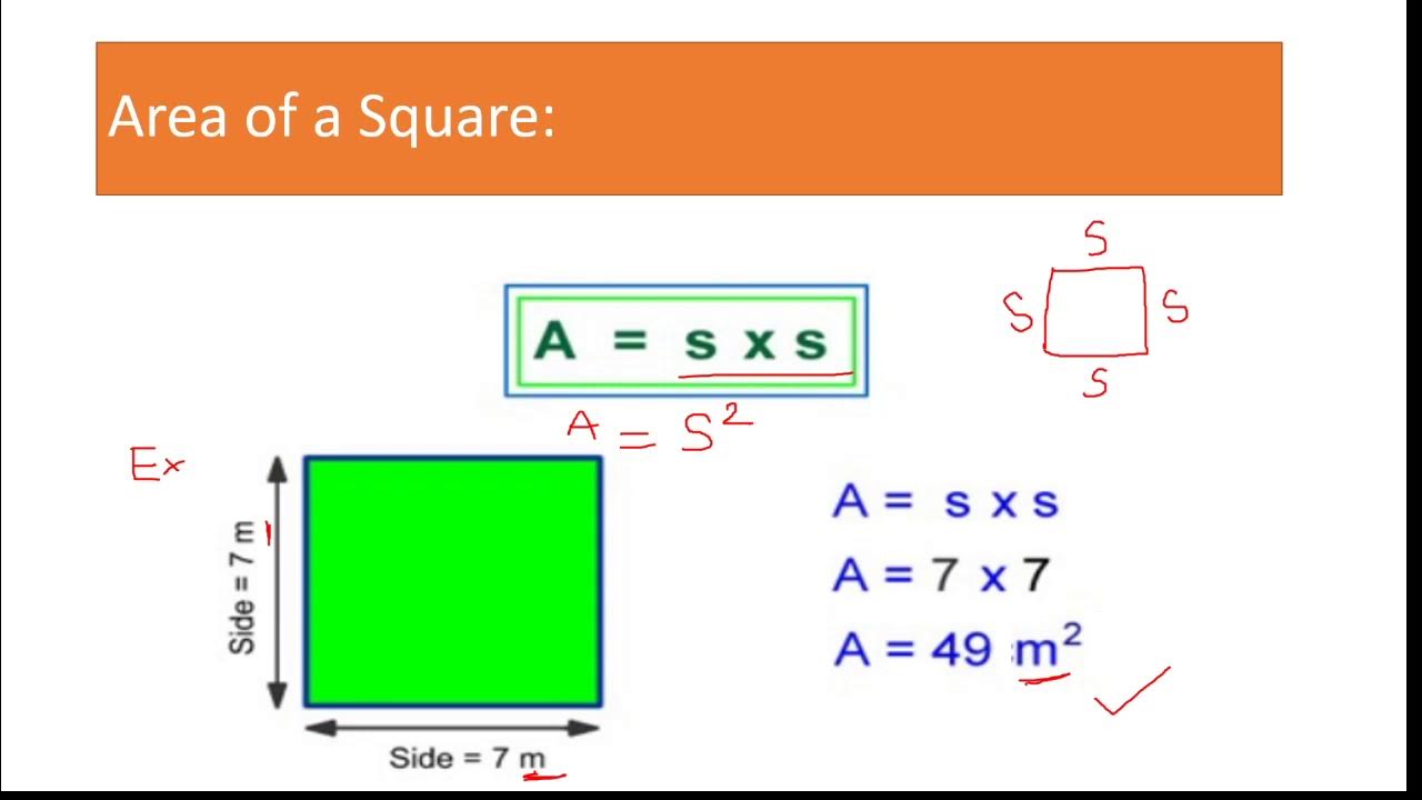 Area How to find area Rectangle SquareHow to find length How to