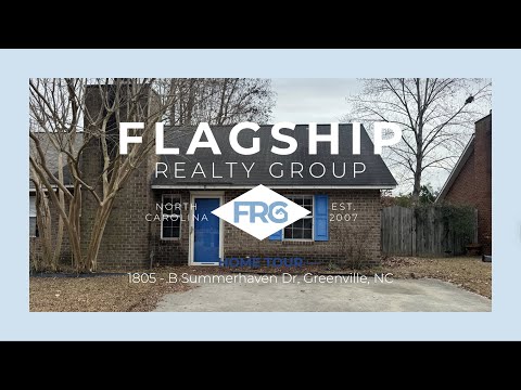 1805 B Summerhaven Dr, Greenville, NC home video tour