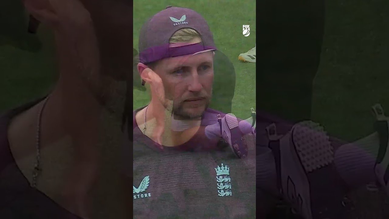 Joe Root almost does ankle in Ashes warm up! 🫨 