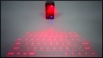 Laser Keyboard?! (with typing test)