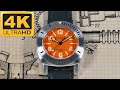 Nivada Grenchen – Orange Depthmaster, 39mm w/1000m Water Resistance and a Panerai-esque Cushion-case