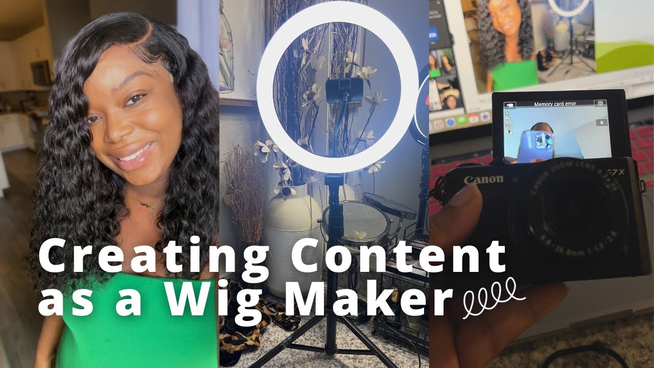 Content Creation for Wig Makers [DETAILED] My Process YouTube
