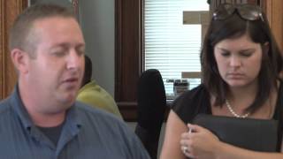 Prayer from the crowd at Rowan County commissioners meeting