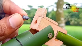 Amazing Bamboo Crafting idea | Mini Bamboo Slingshot