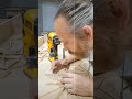 Securing oak  tiles #classicwood #omegawoodworks #customcabinetry