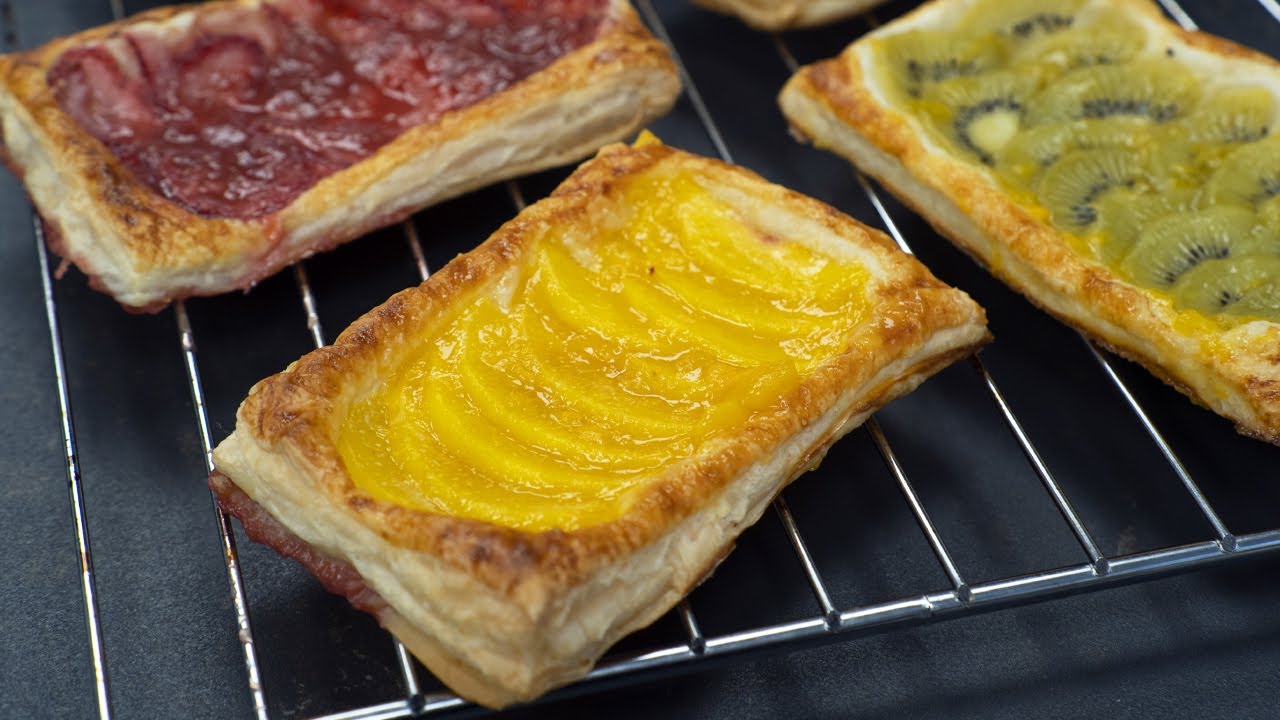 PASTELITOS DE FRUTA crujientes. ASOMBROSOS y MUY fáciles.
