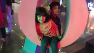 Sakina & Faraz enjoy a lot at #wonderland #luckyonemall #rides
