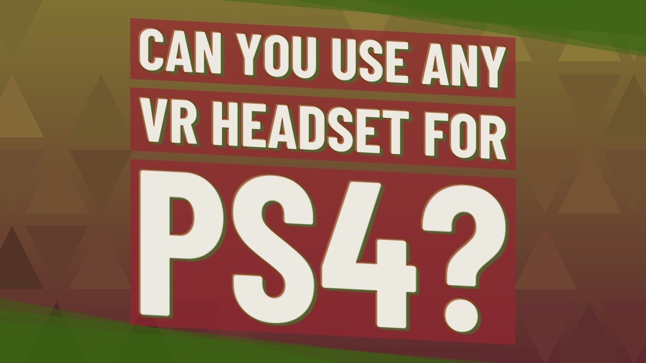 Can i use my ps4 vr headset on pc Outlet