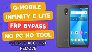 Qmobile Infinity E Lite Frp bypass No Pc Google Account Remove #qmobile #infinityelite #frpbypass