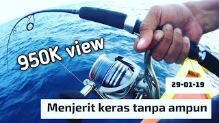 Menjerit keras tanpa ampun | mancing dasaran | jigging  #1