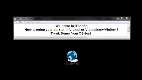 How to setup your carrier or trunk in Vicidal/Goautodial or Vicidialnow/Vicibox?