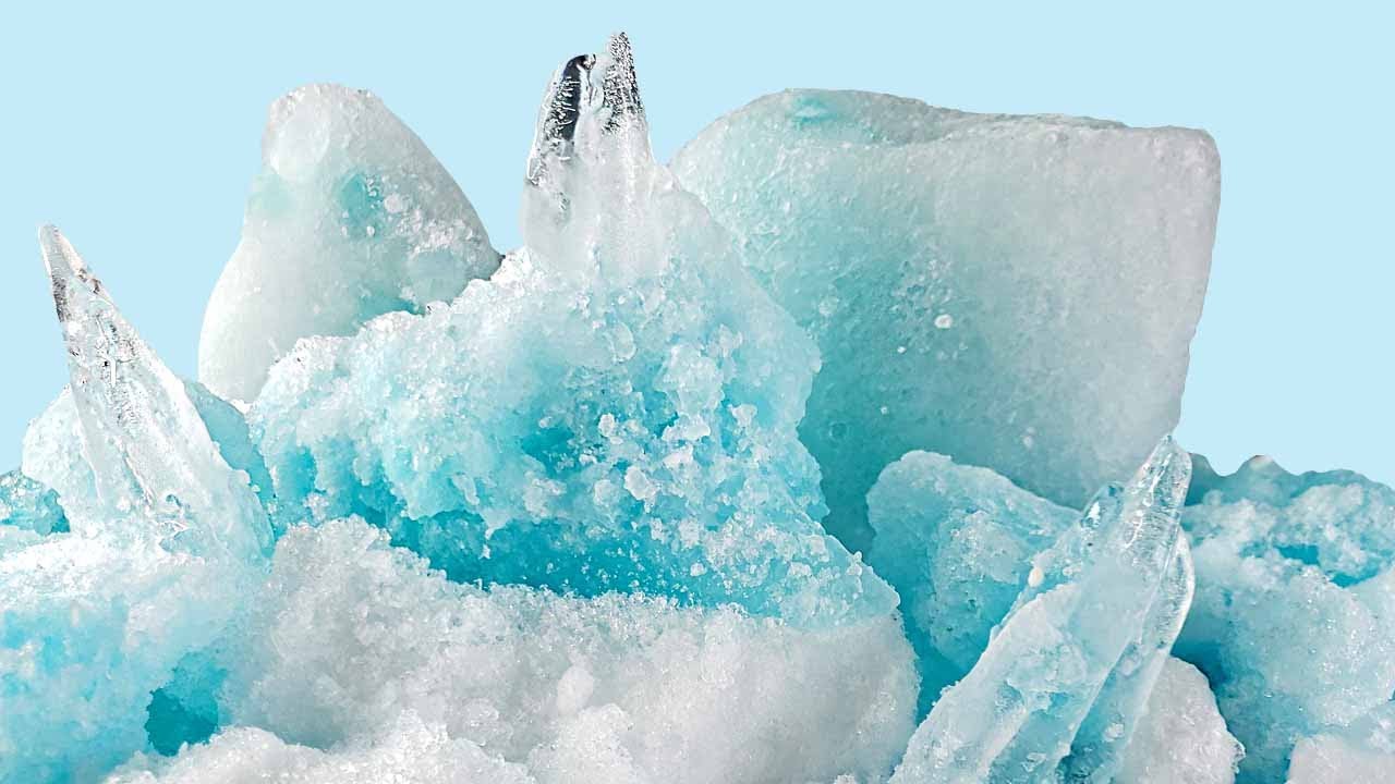 Ice Buffet Refrozen Leftovers | Iceberg Eating Shaved Ice | Extreme Crunch ASMR ODDLY SATISFYING