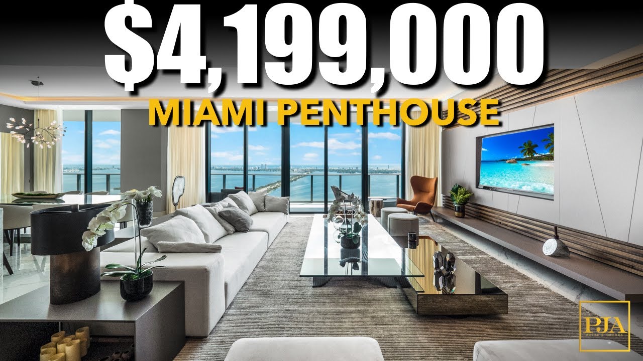 Tour a $4.1 Million Dollar | Miami Penthouse | Peter J Ancona