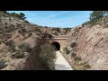 Via verde de Agost por el Maigmó, ruta de senderismo en 4k - A vista de dron