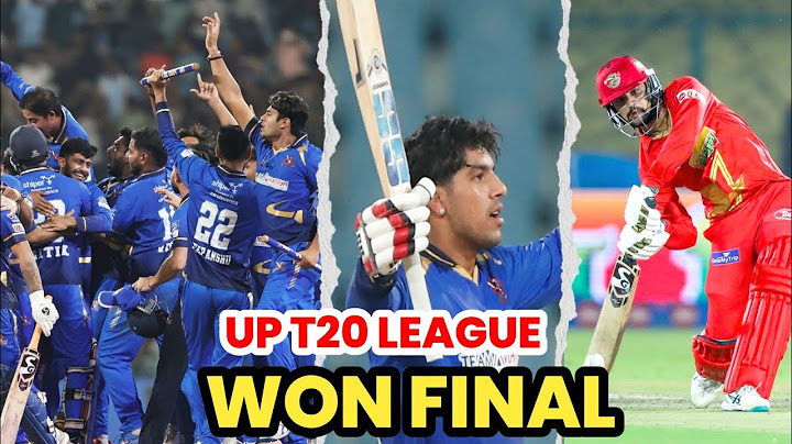Meerut Mavericks Vs Kanpur Superstar | Up t20 leagues 2024 Final