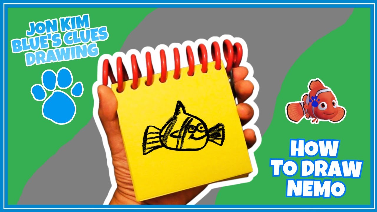 Jon Kim Blue's Clues Drawing - How To Draw Nemo