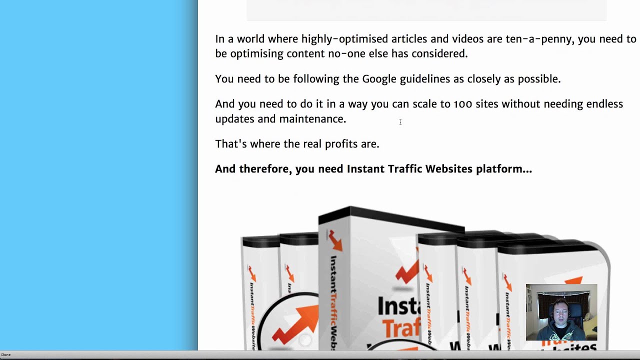 Instant Traffic Websites by Peter Garety Bonus and Review