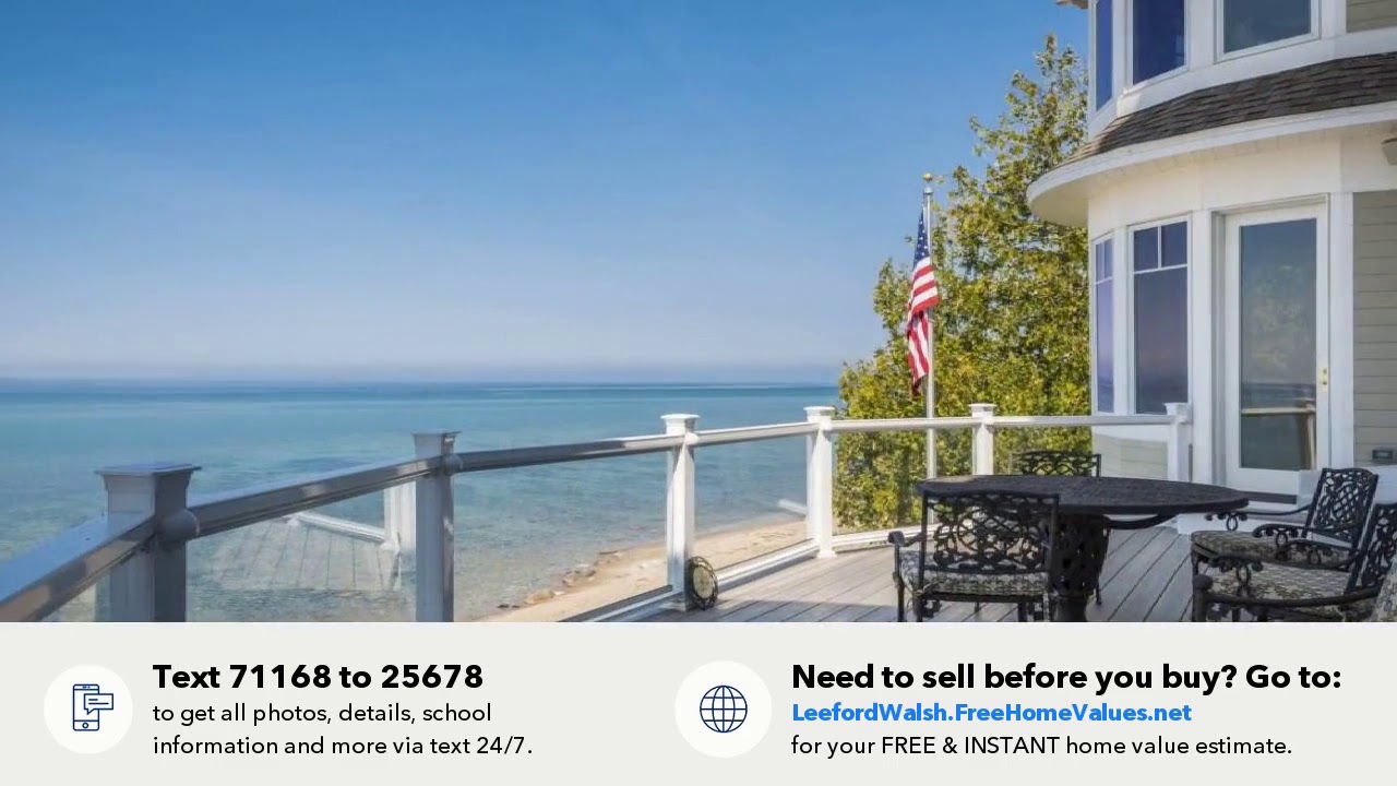 6174 LOWER SHORE DRIVE, HARBOR SPRINGS, MI Presented by Lee Ford Walsh