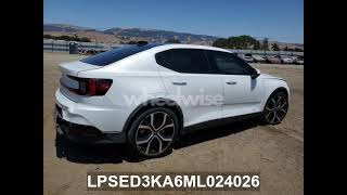 2021 POLESTAR 2 | VIN LPSED3KA6ML024026 Polestar 2 Vin Tracking