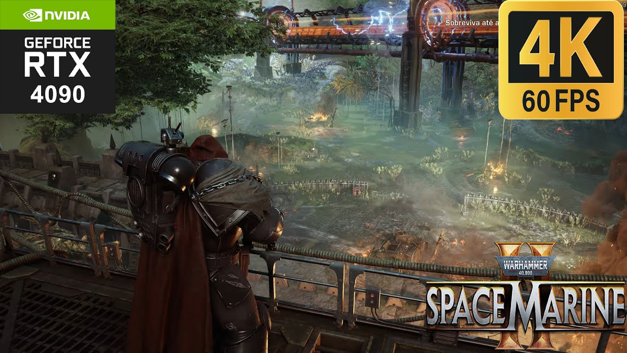 Warhammer 40K Space Marine 2 em 4K ULTRA na RTX 4090 🔥 | graficos ...