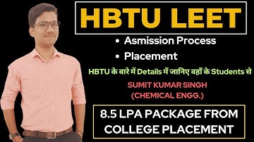 HBTU LEET I Know details about HBTU from its students @PolytechnicPathshala