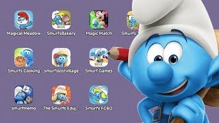 All The Smurfs Games: Smurfs Touched,The Smurfs Bakery,Smurfs and the Magical Meadow,Smurfs Cooking screenshot 1
