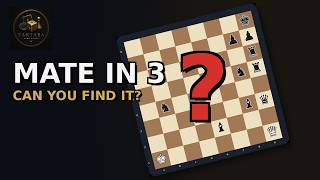 Chess Puzzle, Smothered Mate in 3 (Trapped by His Own Army)