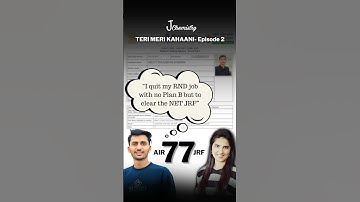 CSIR NET Chemistry Topper Interview | CSIR NET Chemical Science Success Stories | Teri Meri Kahaani