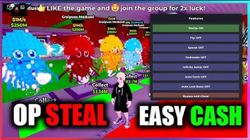 Steal a Brainrot Script GUI Hack | Instant Steal, Speed, Noclip, Auto Lock Base + More!