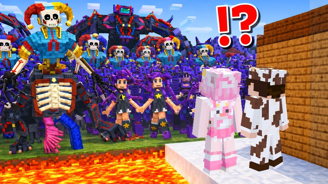 MOOCI & MILO BANGUN RUMAH AMAN UNTUK BERLINDUNG DARI SERANGAN MONSTER PROTOTYPE & LILY