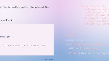 How to Send Date Picker Value to Two Textboxes in Different Formats
