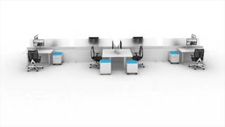 Teknion District Planning Options Animation - iSpace Furniture