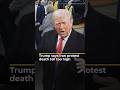 Trump says Iran protest death toll too high | AJ #shorts