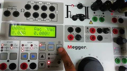Earth Fault Relay Current Test & Setting   Part 1 of 2