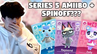 NEW SERIES 5 AMIIBO + SPINOFF??? | Animal Crossing: New Horizons Amiibo! (Raymond, Judy, Sherb, etc)