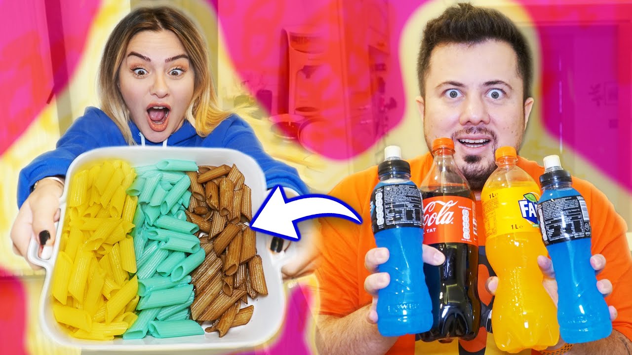 İÇECEKLERLE MAKARNA HAŞLADIK! (Cola, Fanta, Powerade)